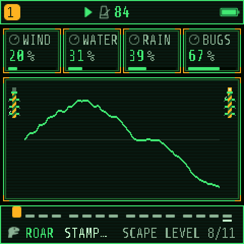 SCAPE LEVELS: WIND, WATER, RAIN, BUGS