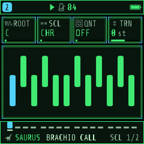 The SCL page: ROOT, SCL, QNT and TRN
